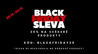 🖤 BLACK FRIDAY JE TADY! 🖤 Od 28. 11. do 30. 11. můžete využít -20 % na veškeré produkty! Pozor – sleva se nevztahuje na...